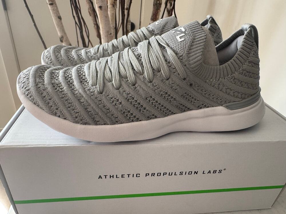 APL TechLoom Wave Sneakers Women's 5.5 Cement White NEW